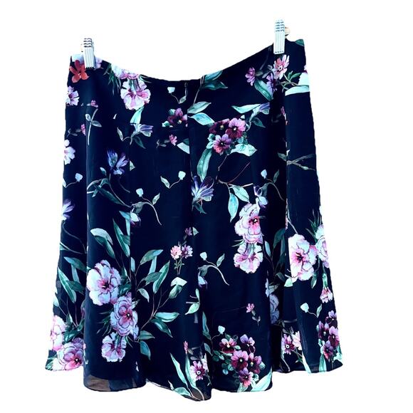 Review Australia Wild Flippy Mini Skirt Sz 12 A Line Chiffon Over Sateen Lining - Picture 2 of 4